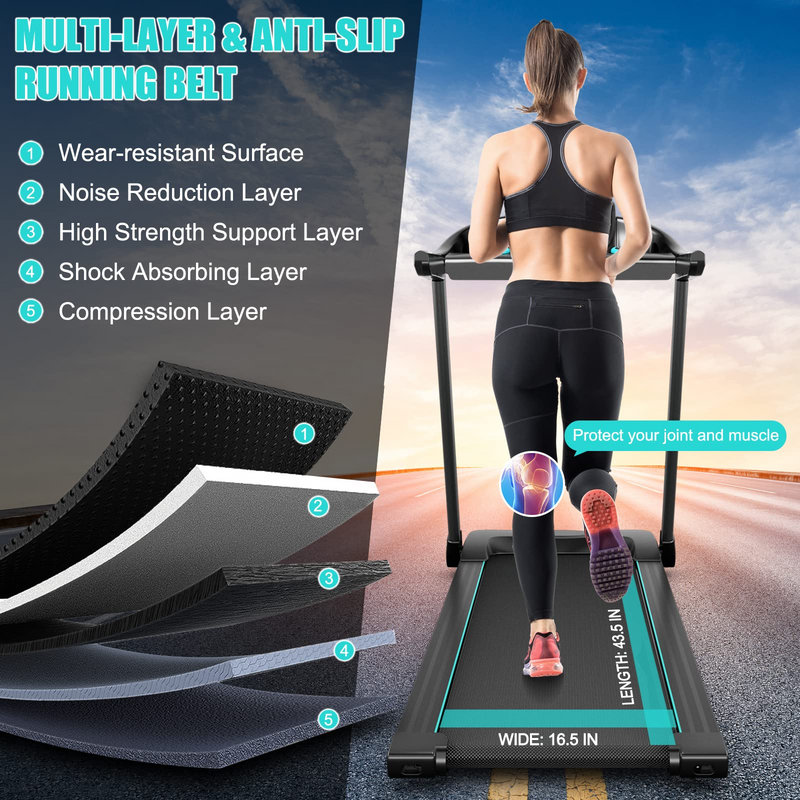 Load image into Gallery viewer, Goplus 2.25HP Folding Treadmill, Portable Electric Superfit Treadmill W/APP Control - GoplusUS
