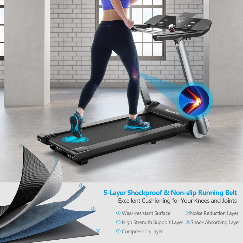 Load image into Gallery viewer, Goplus Heavy Duty Folding Treadmill for Gym - GoplusUS
