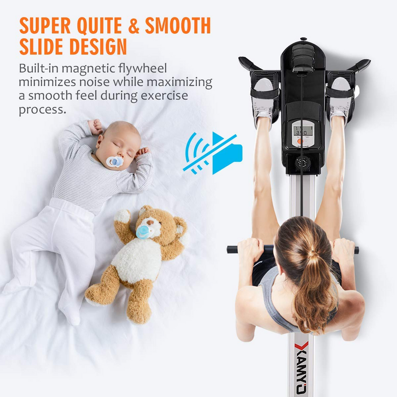 Goplus magnetic folding rowing machine sale