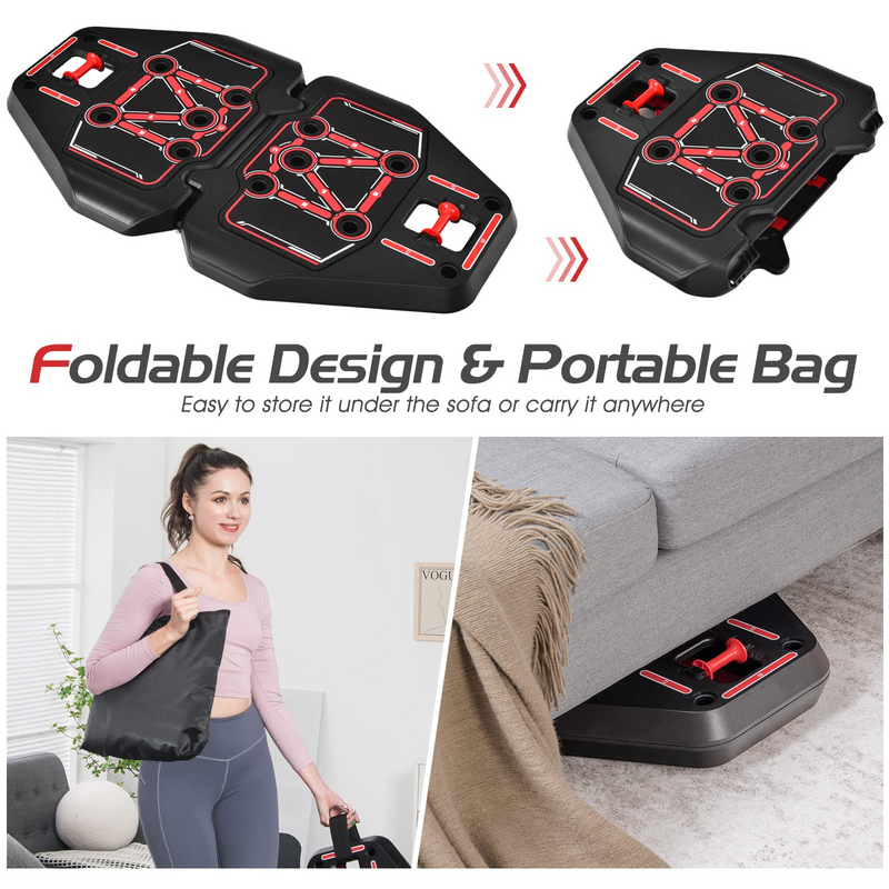 Goplus Portable Home Gym Workout Equipment w 8 Exercise