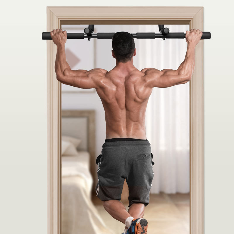 Load image into Gallery viewer, Goplus Pull Up Bar for Doorway, Multi-Grip Chin Up Bar w/ Foam Grips for Door Frame - GoplusUS
