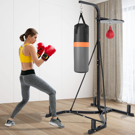 Goplus Boxing Stand for Heavy Bag and Speed Bag - GoplusUS