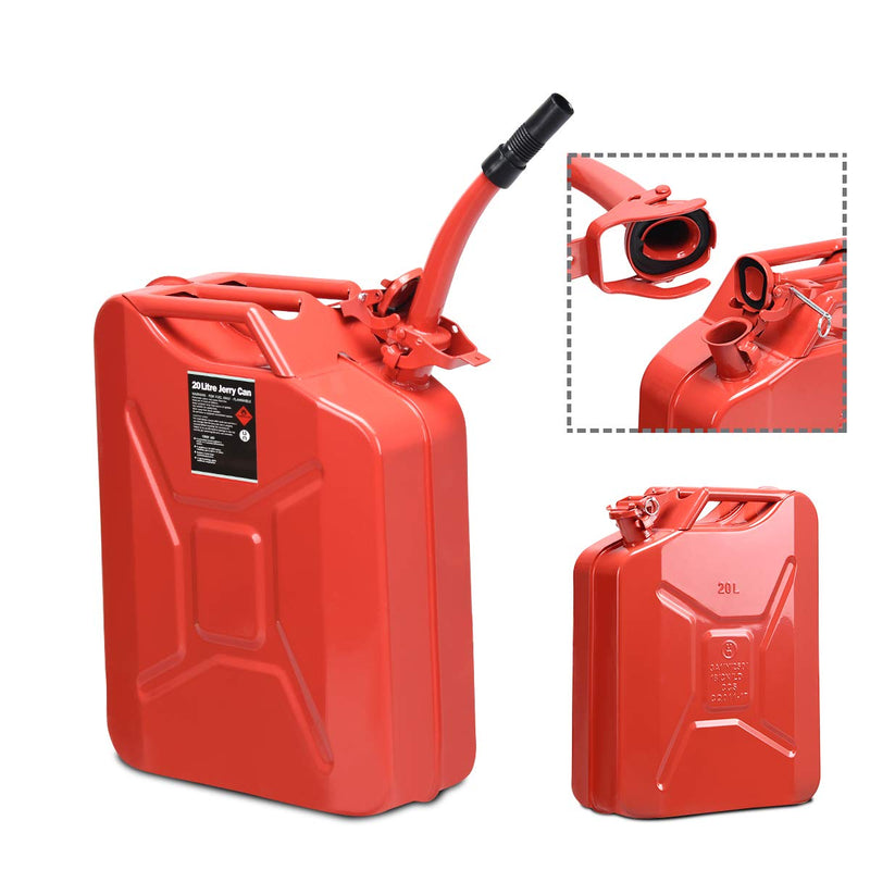 Load image into Gallery viewer, Goplus 20 Liter (5 Gallon) Jerry Fuel Can with Flexible Spout - GoplusUS
