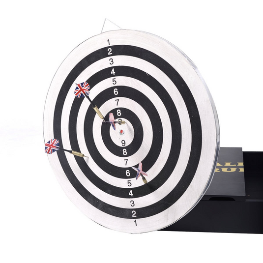 Goplus Dartboard and Cabinet Sets Ready-to-Play Bundle with Bristle Dartboard Complete with All Accessories - GoplusUS