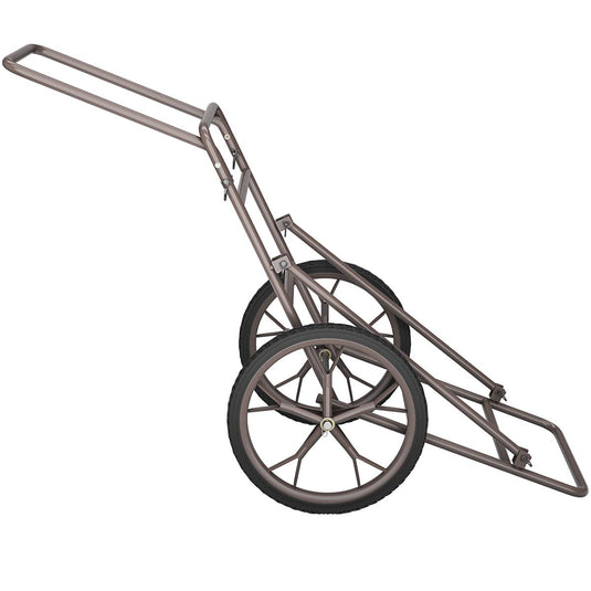 Folding Deer Game Cart Larger Capacity 500lbs Hauler Utility Gear Dolly Cart Hunting Accessories - GoplusUS