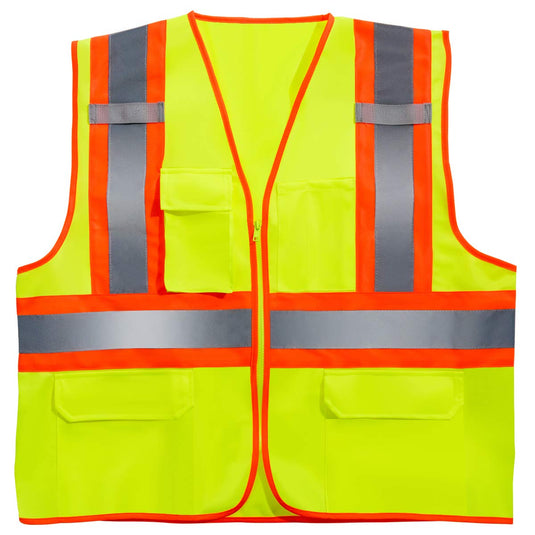 10 Pack Safety Vest, High Visibility Reflective Security Vest Construction Vest - GoplusUS