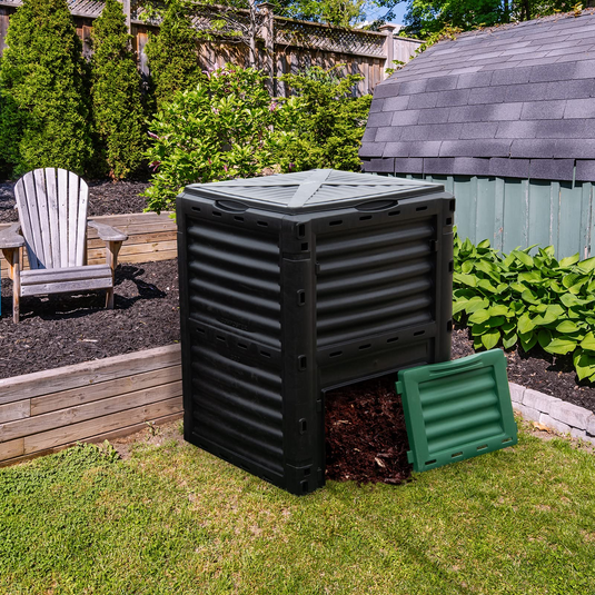 Goplus Compost Bin, 80 Gallon(300 L) Large Composting Box - GoplusUS