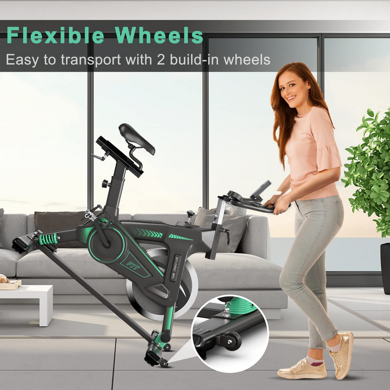 Load image into Gallery viewer, Goplus Indoor Cycling Bike, Stationary Exercise Bike Workout Bike with Device Holders - GoplusUS
