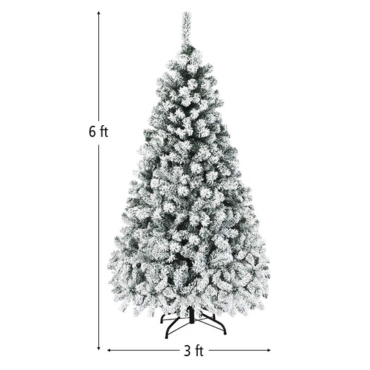 Goplus 6ft Pre-Lit Artificial Christmas Tree - GoplusUS