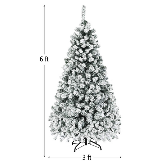 Goplus 6ft/7.5ft/9ft Pre-Lit Artificial Christmas Tree – GoplusUS