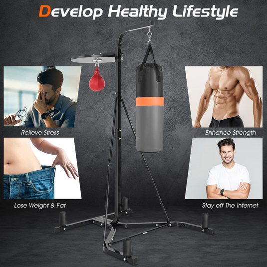 Goplus Boxing Stand for Heavy Bag and Speed Bag - GoplusUS