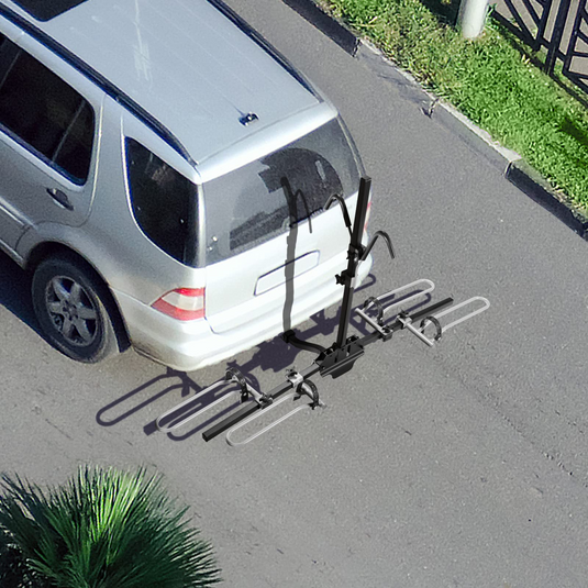 Goplus Hitch Mount Bike Rack Folding 2 Bike Platform Style Carrier fo GoplusUS