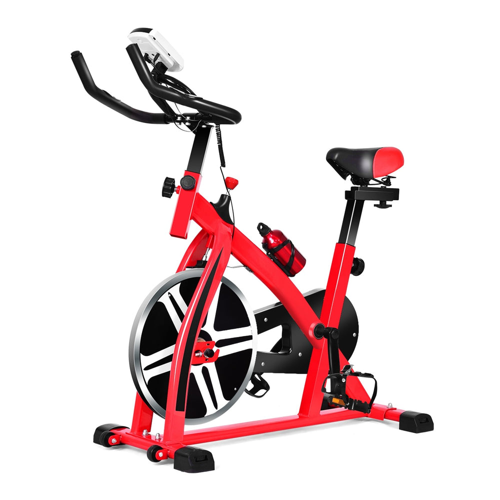 Indoor Cycling Bike, Stationary Bicycle Exercise Bike with Flywhee - GoplusUS