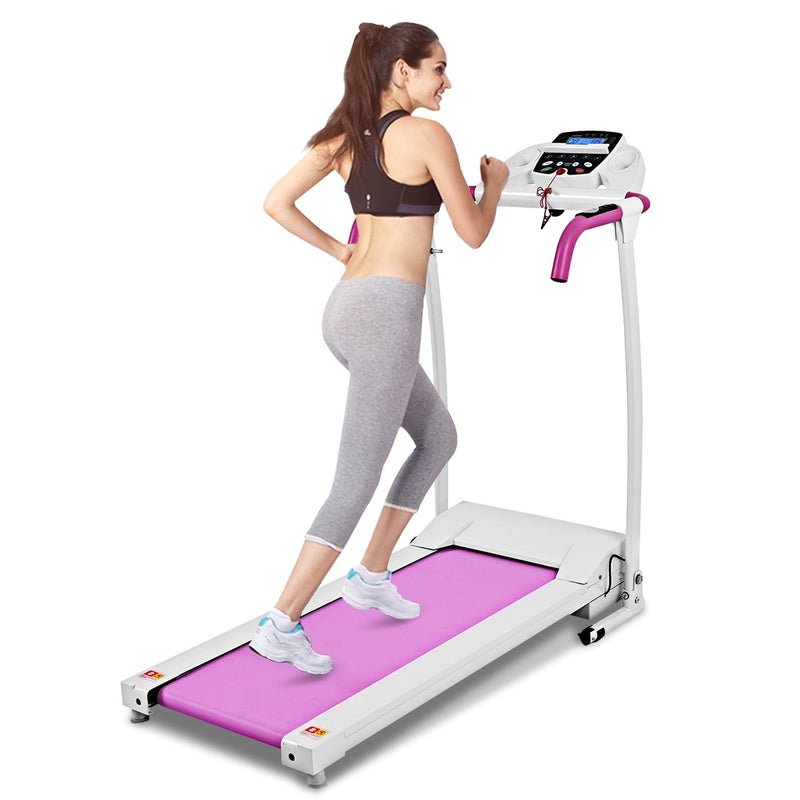 Load image into Gallery viewer, Folding Treadmill, Electric Running Machine with LED Display and Mobile Phone Holder - GoplusUS
